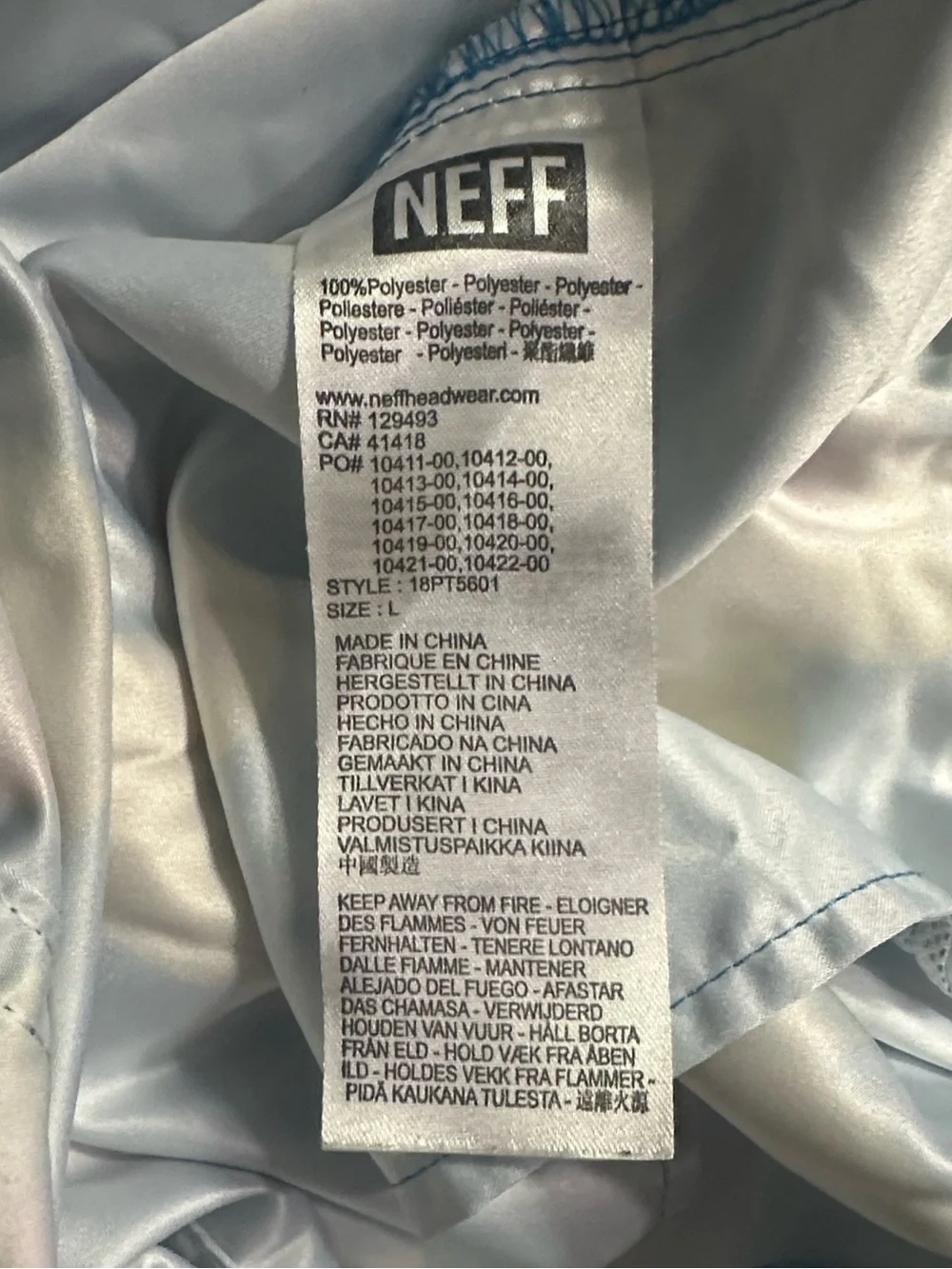 Neff  All Over Print Rubber Ducky Swim Board Shorts Men Graphic Surf Streetwear